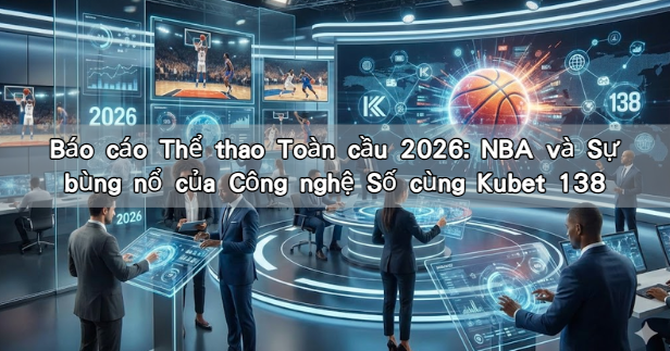 Báo cáo Thể thao Toàn cầu 2026: NBA và Sự bùng nổ của Công nghệ Số cùng Kubet 138